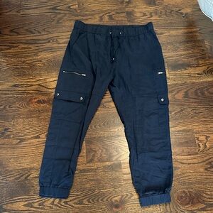 Banana Republic Navy Cargo Joggers